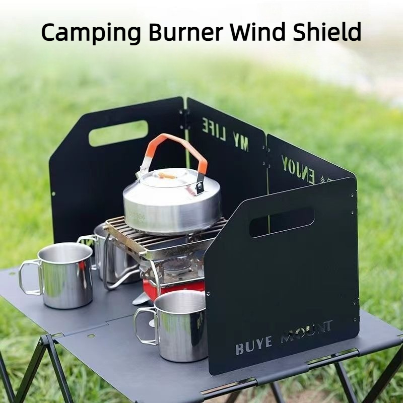 Camping Cooking Windscreen - Osłona przeciwwiatrowa do kuchenki turystycznej, składana