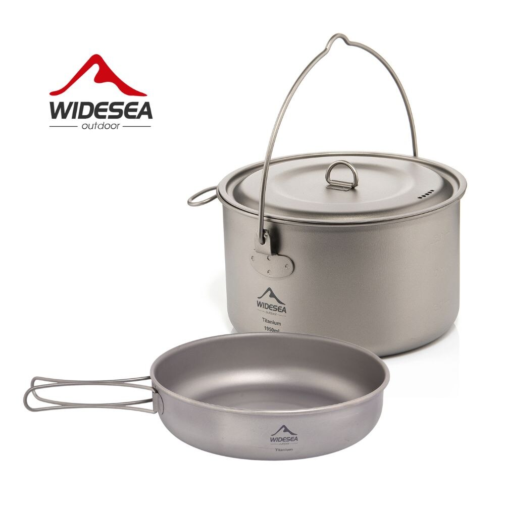 Campfire Cooking Anime - Widesea Camping zastawa stołowa tytanowy zestaw