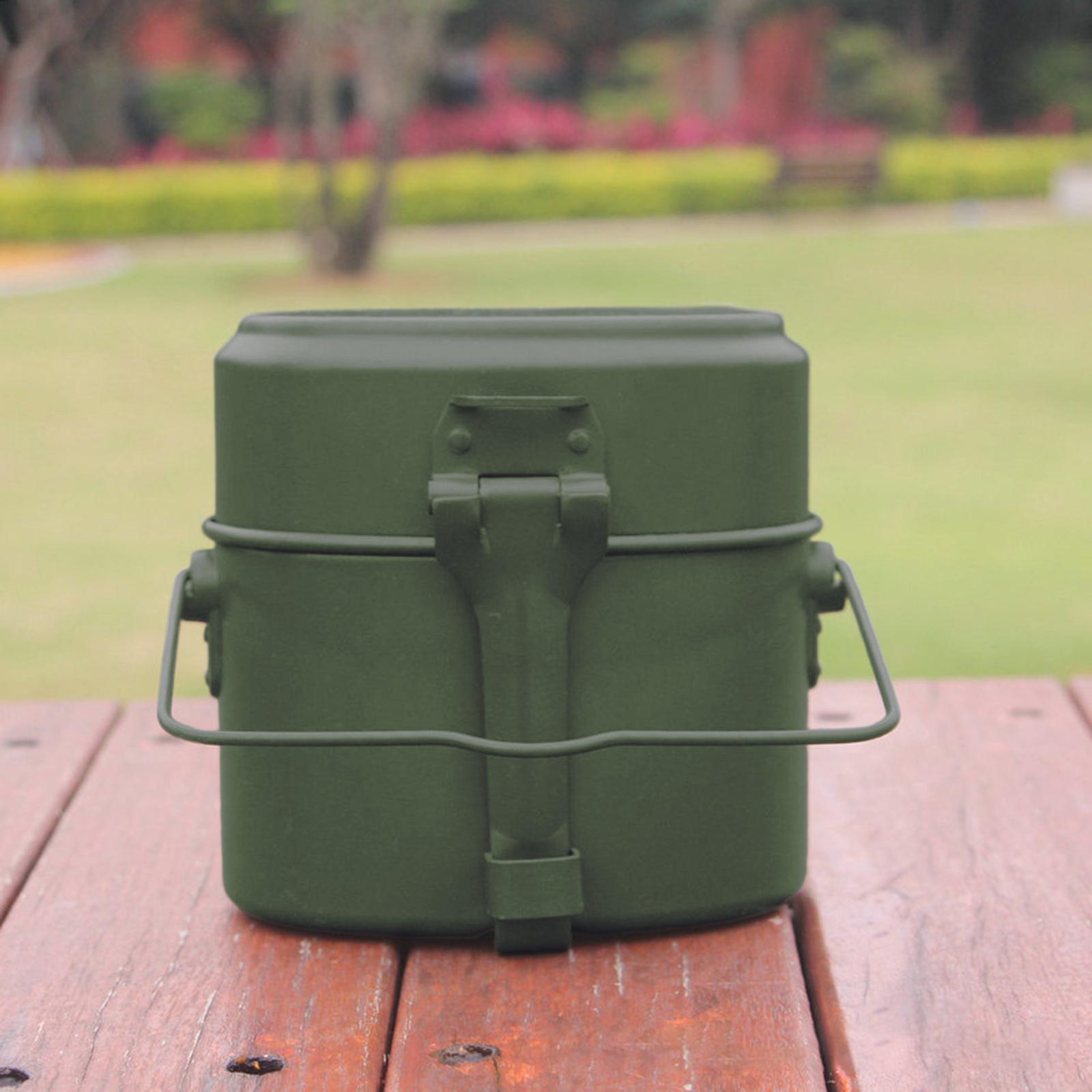 Camping Cooking Mess Kit - Zestaw garnków do gotowania na zewnątrz,