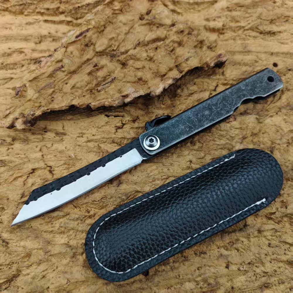 Camping Cooking Essentials - Higonokami Ręcznie Robiony Nóż Składany z