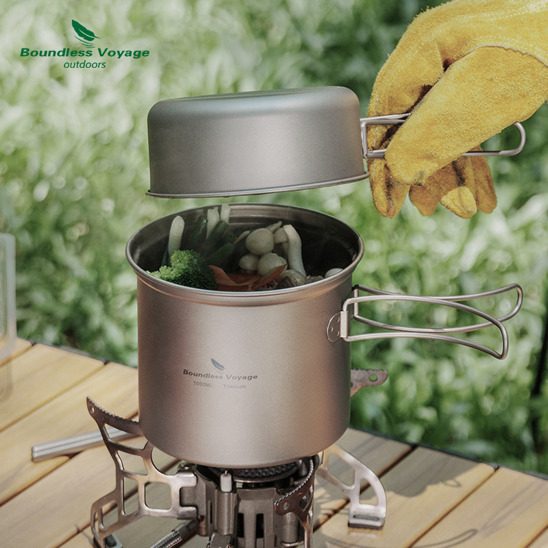 Camping Cooking Pan - Zestaw składanych naczyń do gotowania i