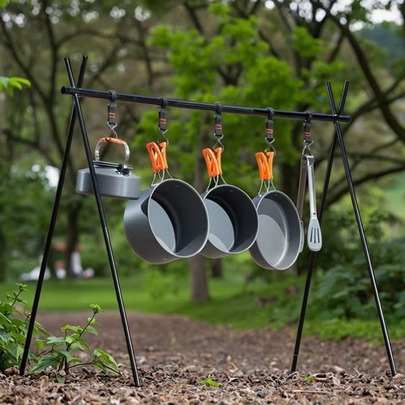 Camping Cooking Mess Kit - Zestaw aluminiowych garnków do gotowania na