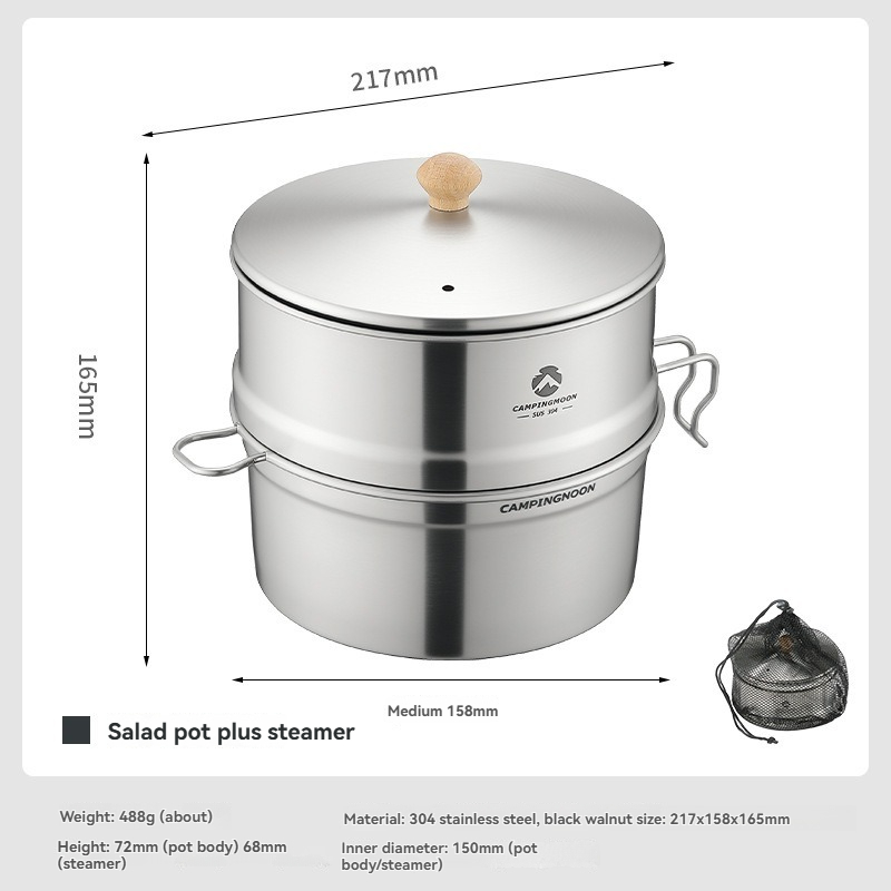Camping Cooking Snow - Garnek turystyczny S371-C1 z rolką do