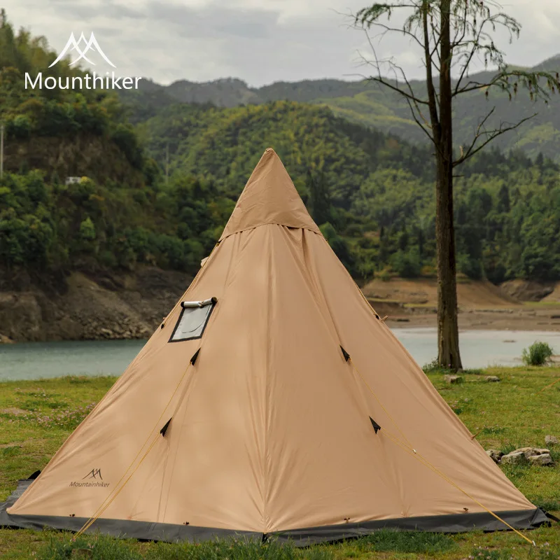 Campfire Cooking In Another World - MOUNTAINHIKER 3-4 osobowy namiot piramidowy schronienie