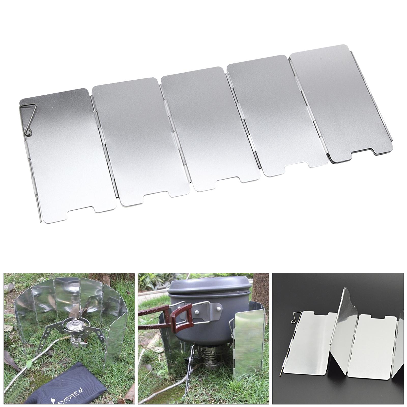Camping Cooking Windscreen - Lekka osłona przeciwwiatrowa do gotowania na