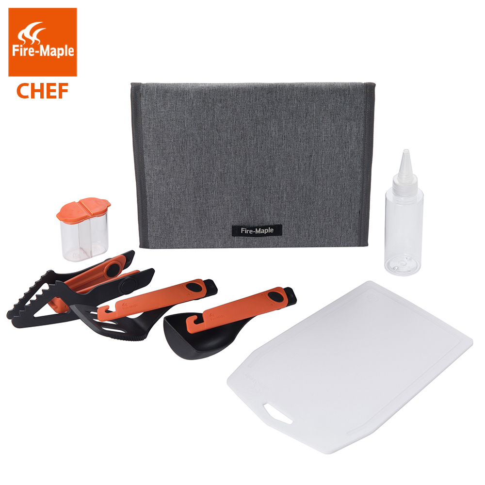 Camping Cooking Essentials Kit - Zestaw naczynie do gotowania szefa kuchni