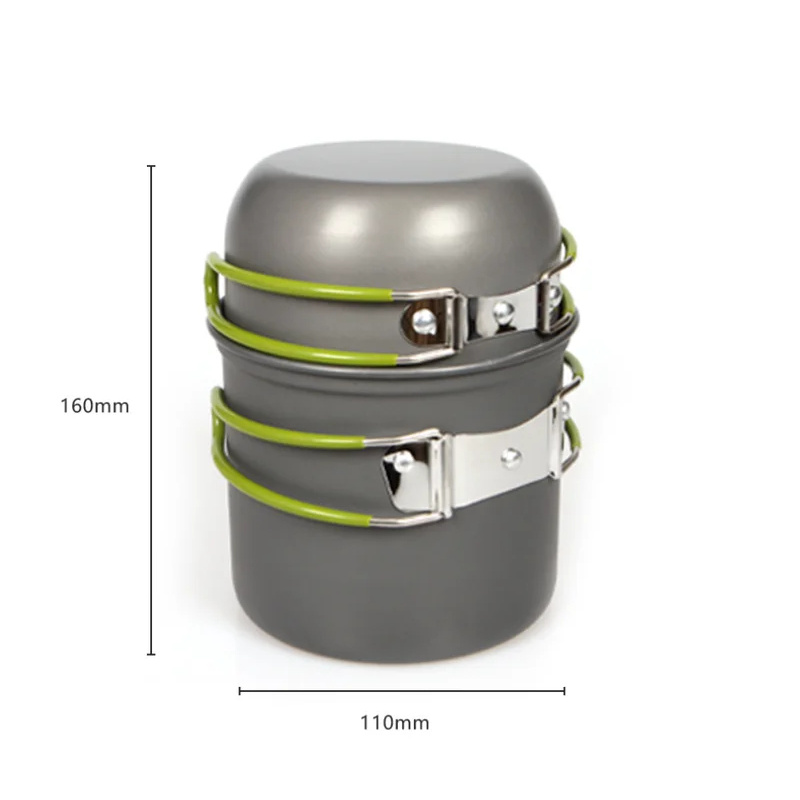 Ultralekki Zestaw Garnków Kemp – Camping Cooking Mess Kit recenzja i cena