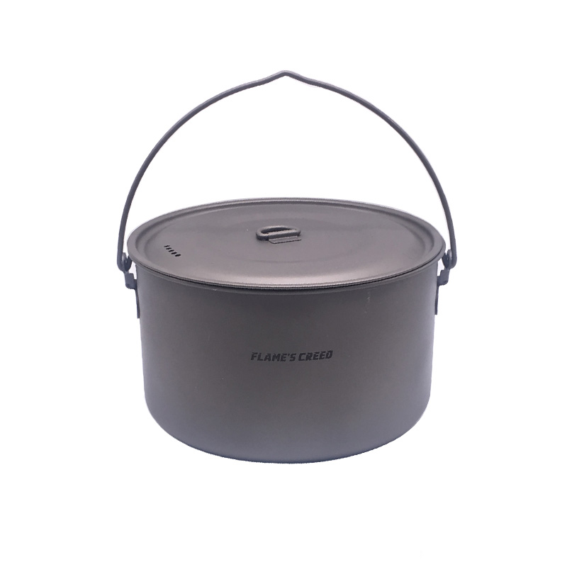 FLAME'S CREED 1100 ml 1950 ml  – Camping Cooking Pan recenzja i cena