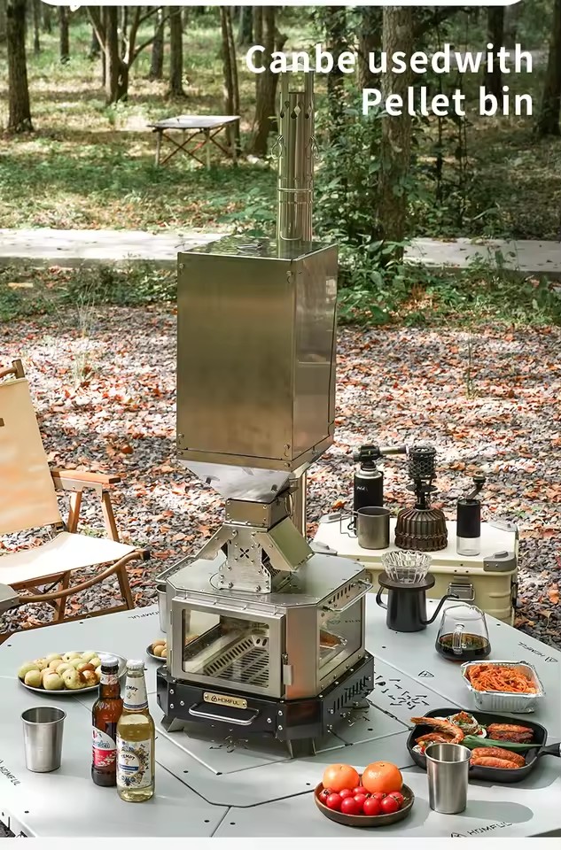 HOMFUL Przenośna Kuchenka na D – Camping Cooking Kit recenzja i cena