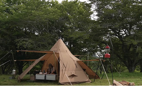 Namiot piramidowy kempingowy z – Camping Cooking Snow recenzja i cena