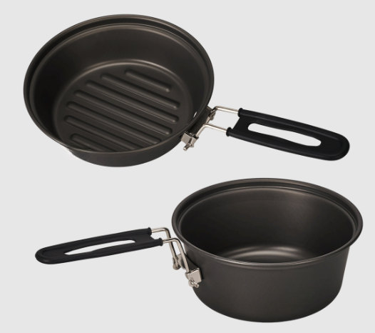Lekki aluminiowy zestaw naczyń – Camping Cooking Gear Set recenzja i cena