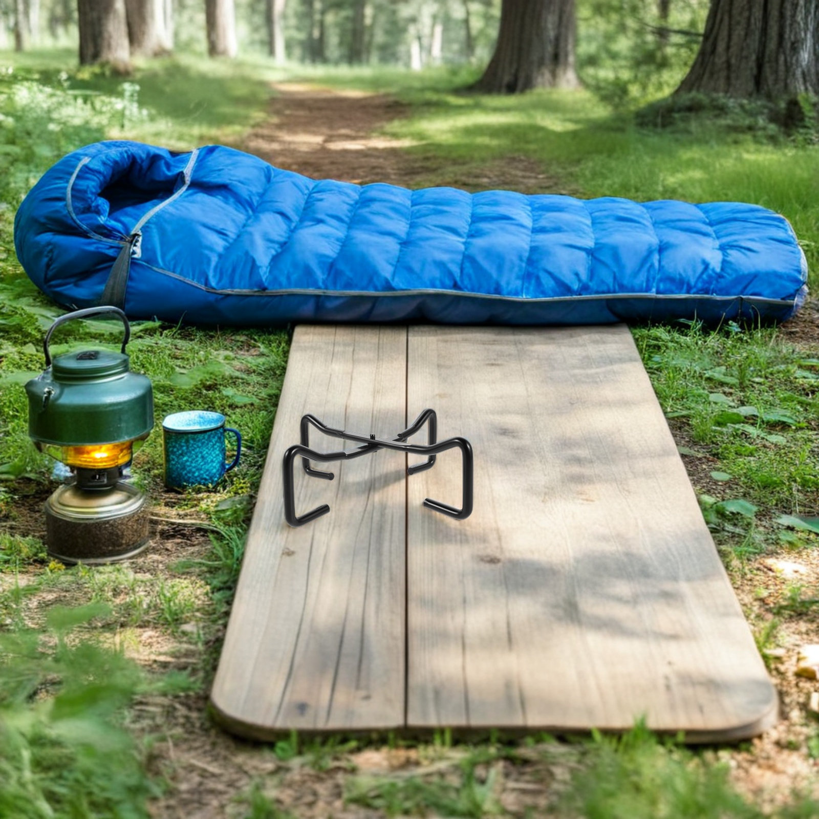 Żeliwny składany stojak na pok – Camping Cooking Pot With Lid recenzja i cena