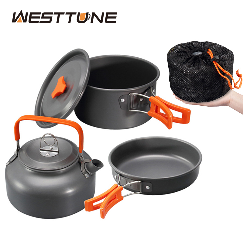 WESTTUNE Zestaw naczyń kemping – Camping Cooking Essentials recenzja i cena