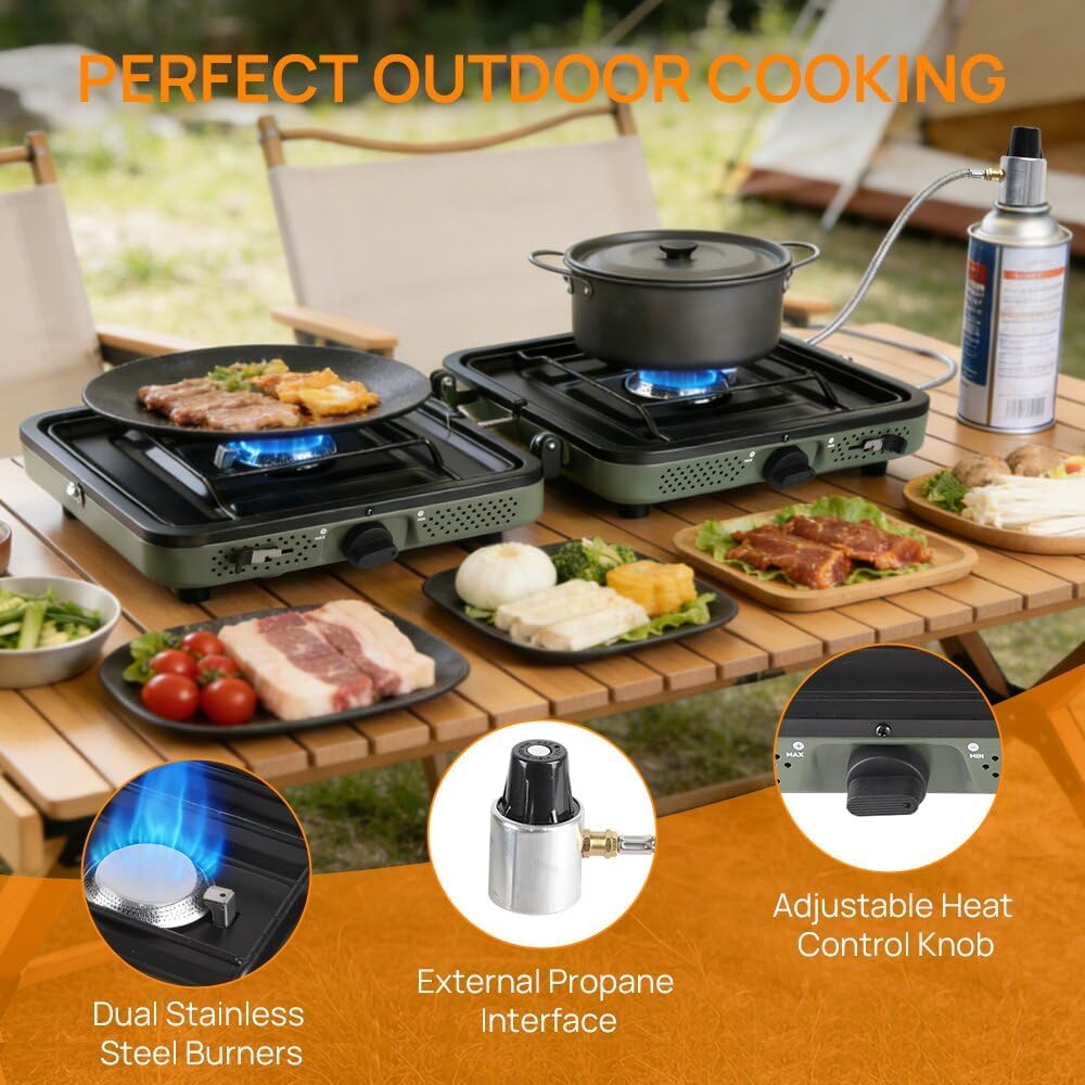 Przenośna kuchenka kempingowa  – Camping Cooking Essentials recenzja i cena