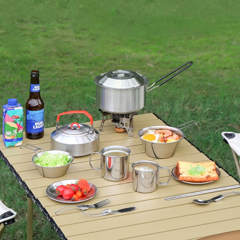 Gorąca Wyprzedaż Zestaw Naczyń – Camping Cooking Mess Kit recenzja i cena