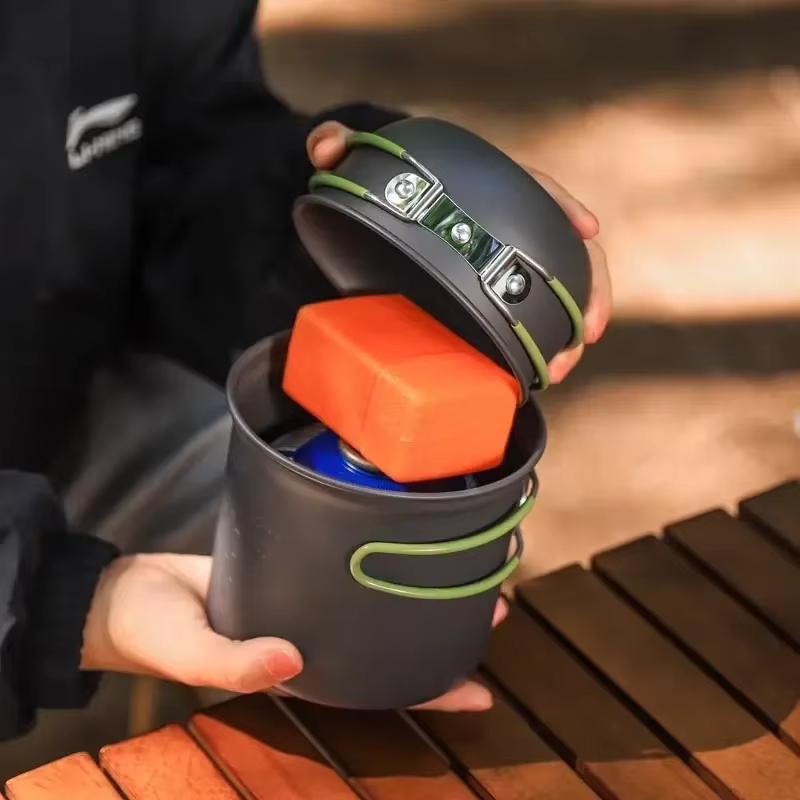 Zestaw naczyń kempingowych na  – Camping Cooking Gear Set recenzja i cena