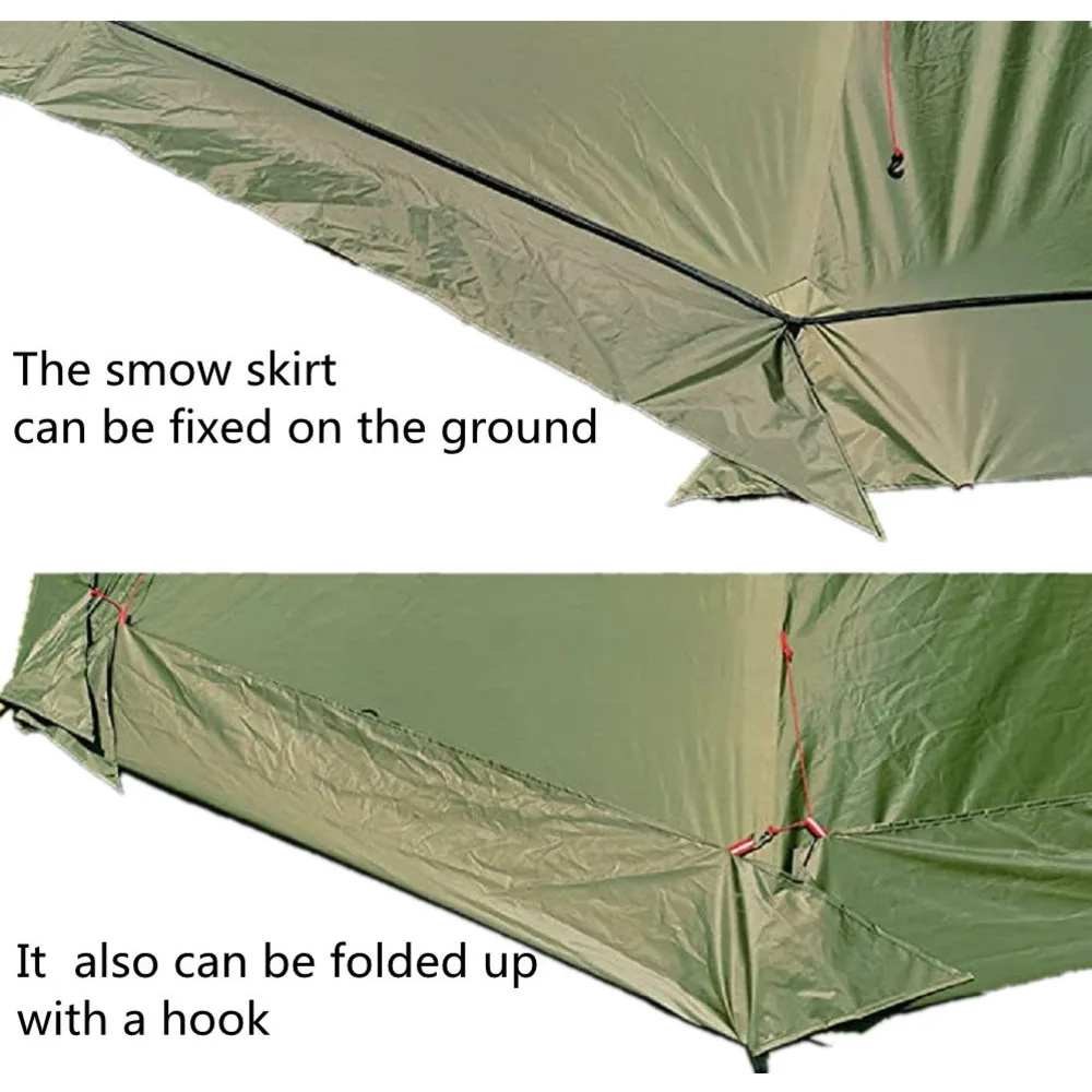 Nowy namiot piramidowy ze spód – Camping Cooking Snow recenzja i cena