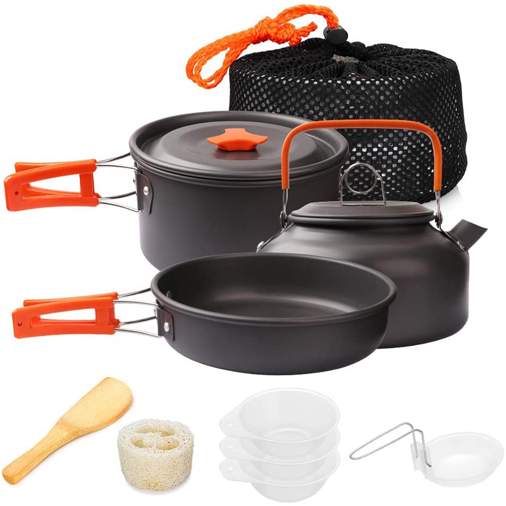 1 sztuk/1 zestaw zestaw naczyń – Camping Cooking Gear Set recenzja i cena