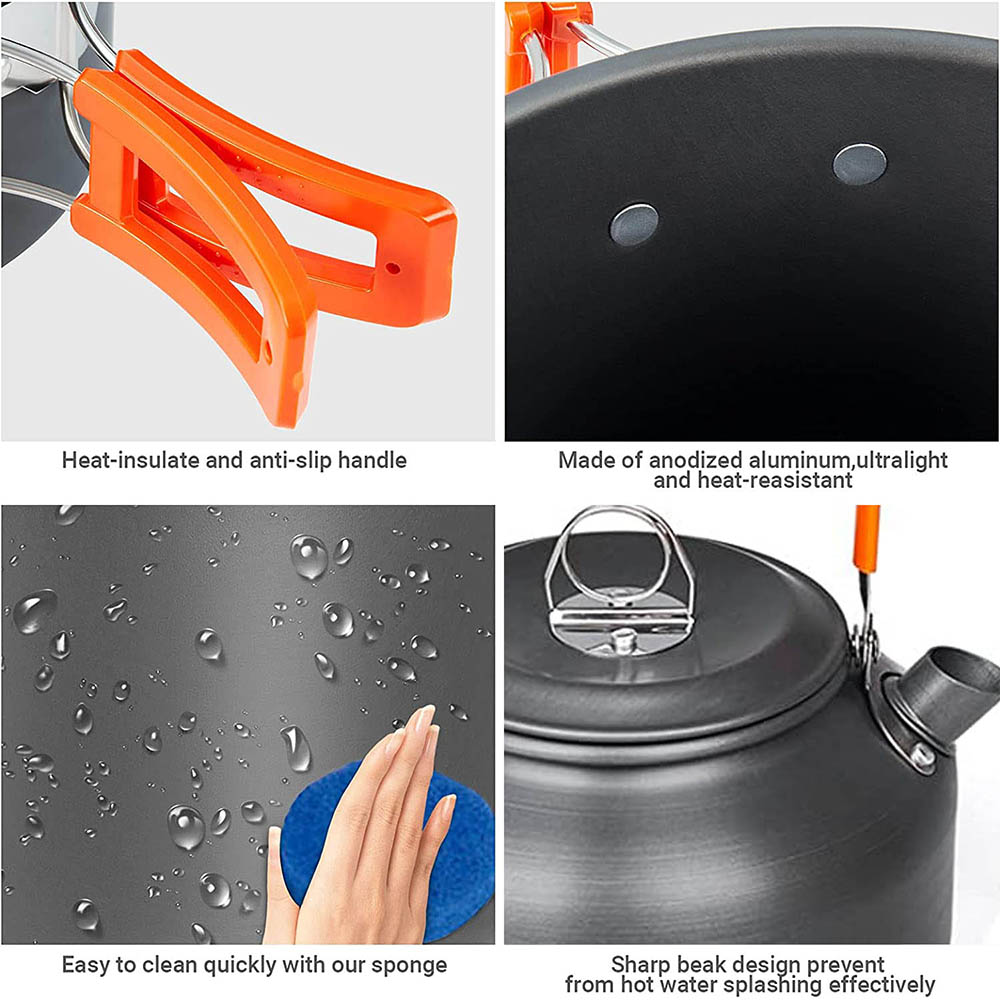1 sztuk/1 zestaw zestaw naczyń – Camping Cooking Gear Set recenzja i cena