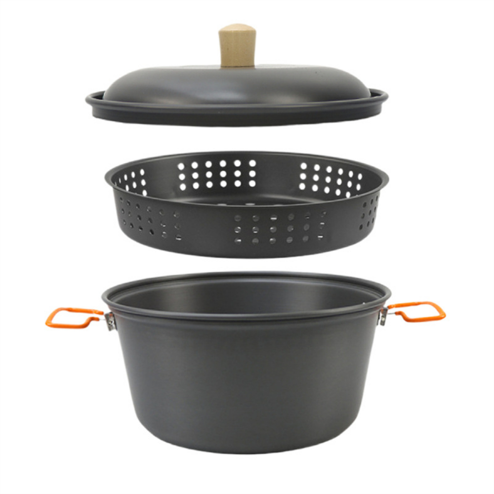Zestaw garnków do gotowania na – Camping Cooking Essentials recenzja i cena