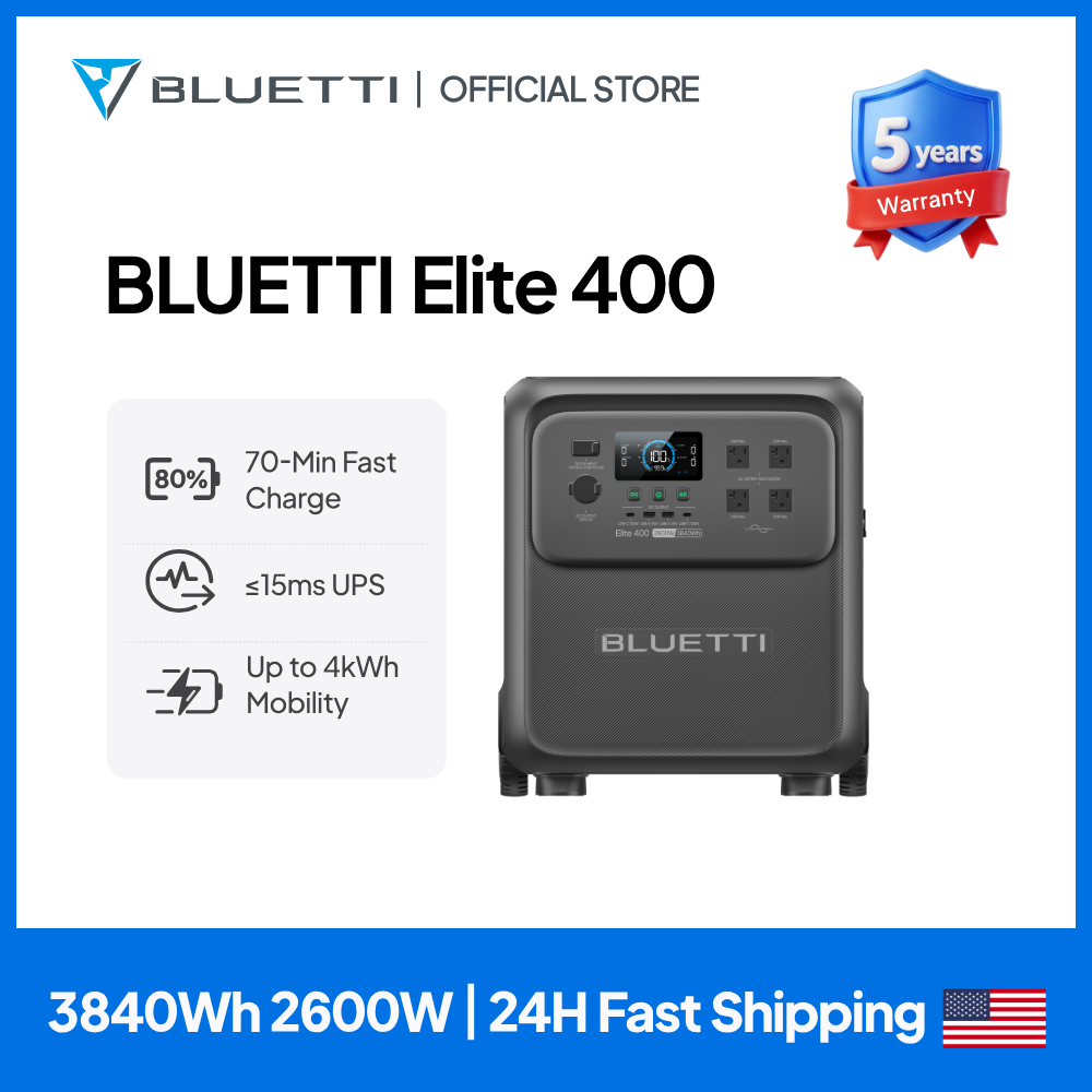 BLUETTI Elite 400 2600W 3840Wh – Camping Cooking Electric recenzja i cena