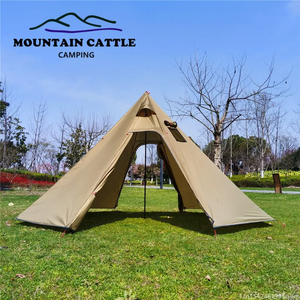 Nowy namiot piramidowy ze spód – Camping Cooking Snow recenzja i cena