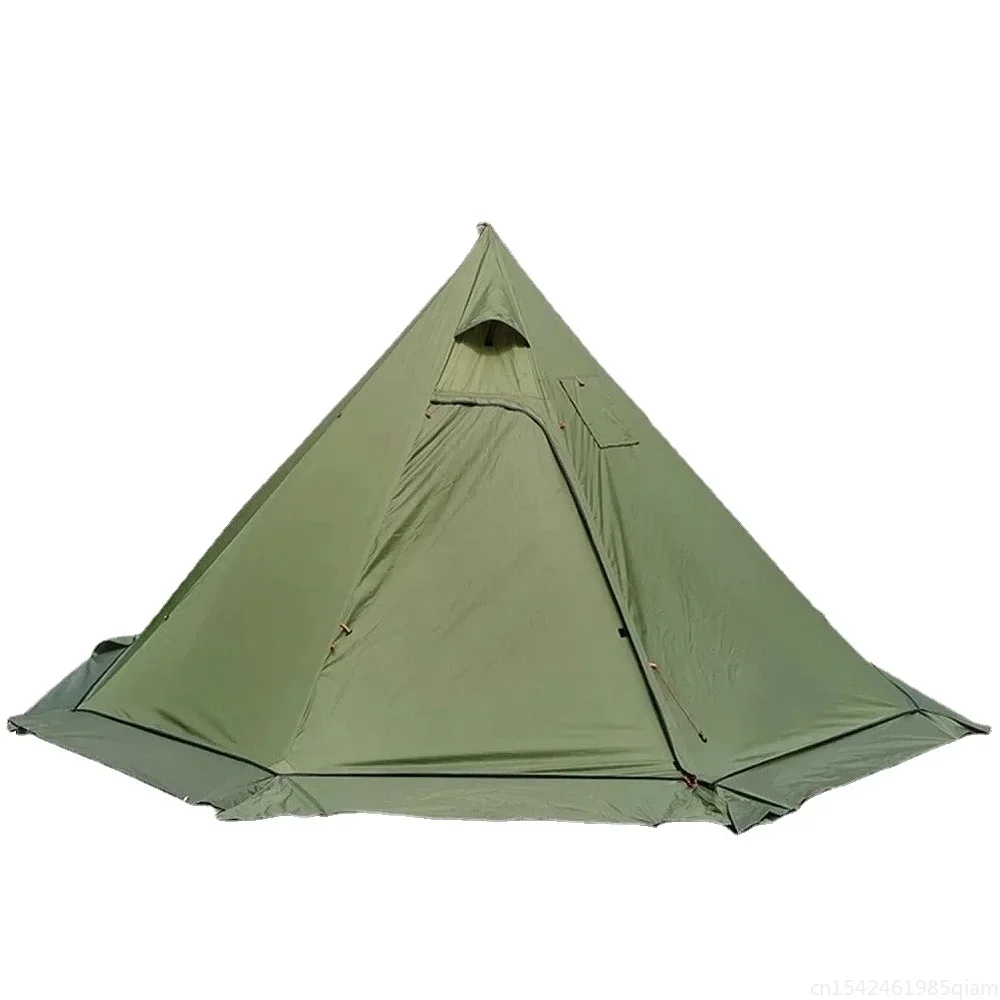 Nowy namiot piramidowy ze spód – Camping Cooking Snow recenzja i cena