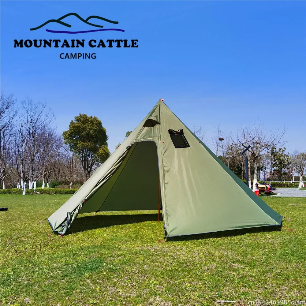 Nowy namiot piramidowy ze spód – Camping Cooking Snow recenzja i cena