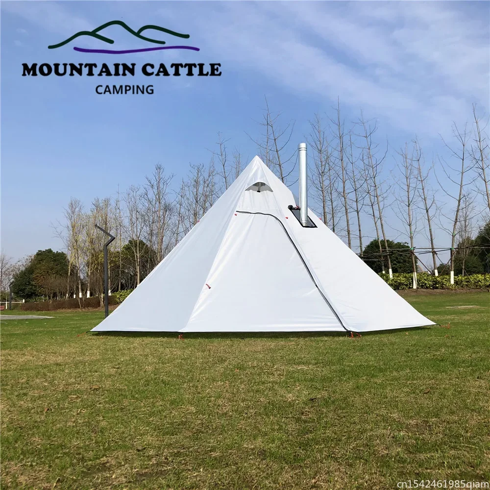 Nowy namiot piramidowy ze spód – Camping Cooking Snow recenzja i cena