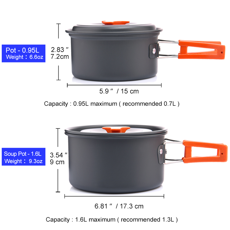 Widesea Camping Outdoor Cookwa – Camping Cooking Gear Set recenzja i cena