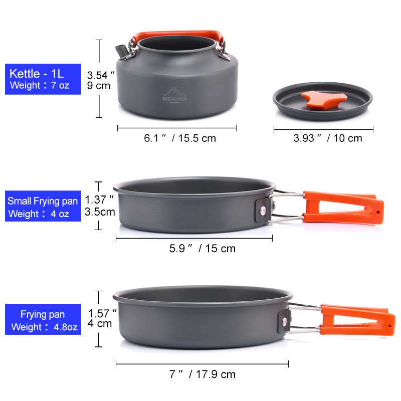 Widesea Camping Outdoor Cookwa – Camping Cooking Gear Set recenzja i cena