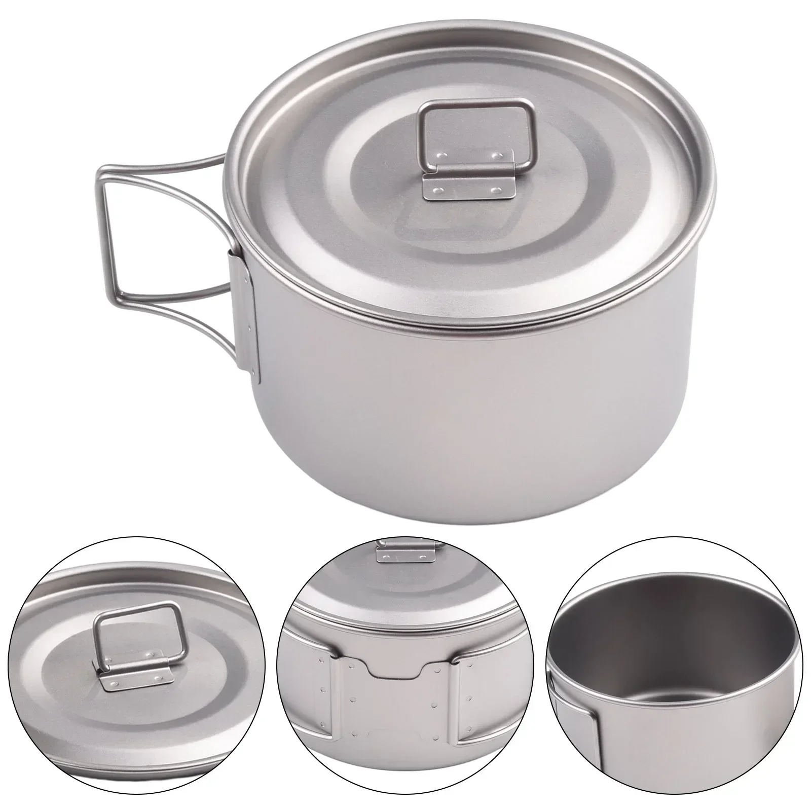 Tytanowa miska ze składanym uc – Camping Cooking Pan recenzja i cena