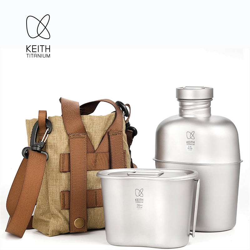 KEITH Zestaw naczyniowy z czys – Camping Cooking Mess Kit recenzja i cena