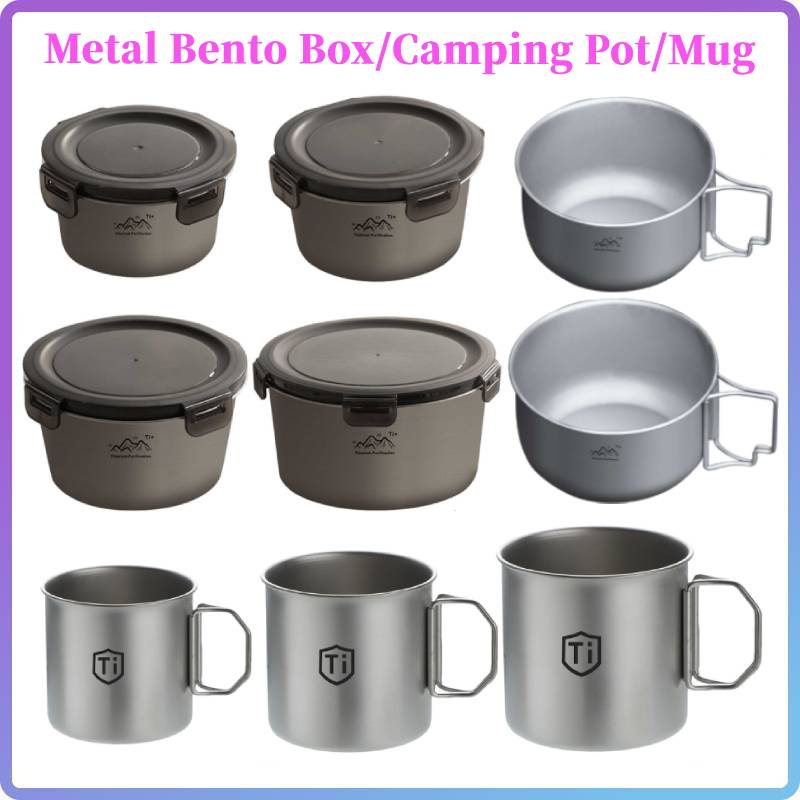 Zestaw naczyń kempingowych do  – Camping Cooking Mess Kit recenzja i cena