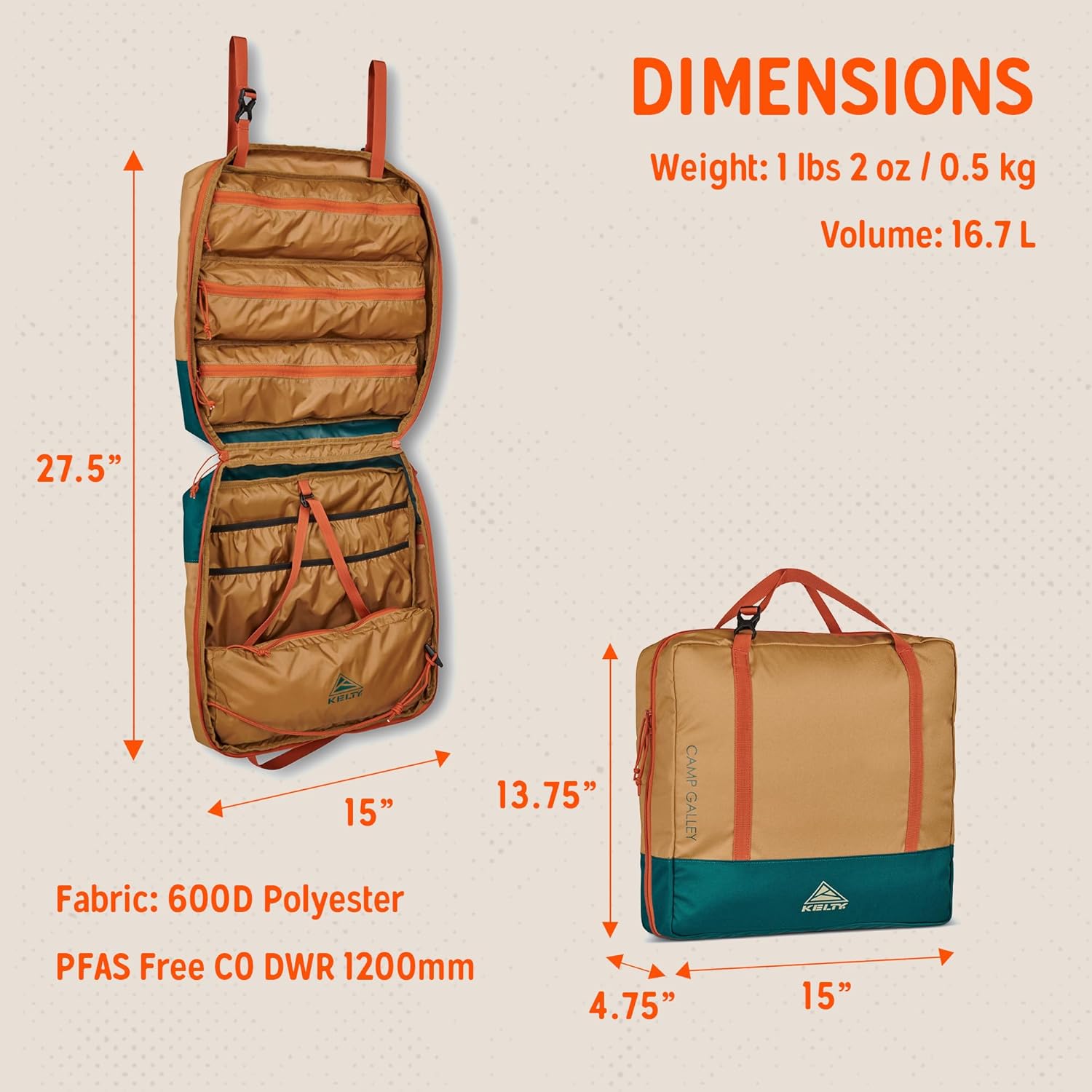 Organizer na akcesoria do goto – Camping Cooking Essentials Kit recenzja i cena