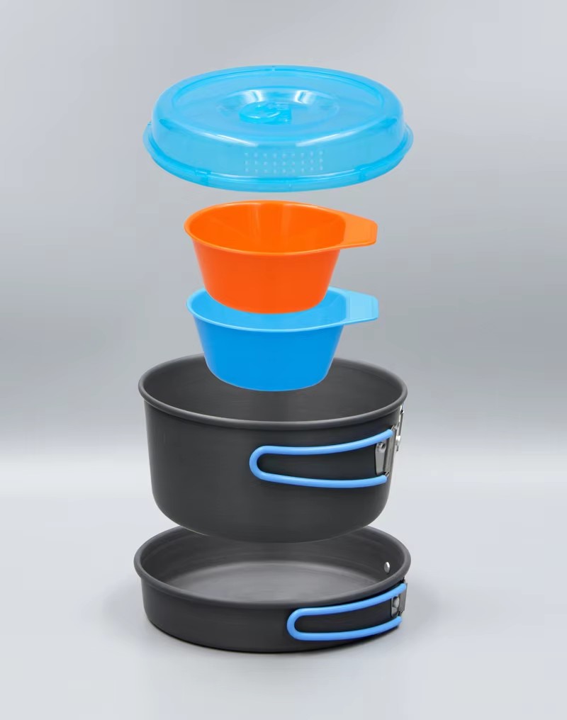 Naczynia kempingowe Zestaw gar – Camping Cooking Pan recenzja i cena