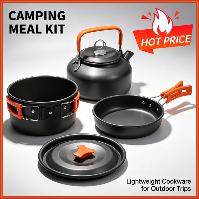 Zestaw do gotowania na kemping – Camping Cooking Gear Set recenzja i cena