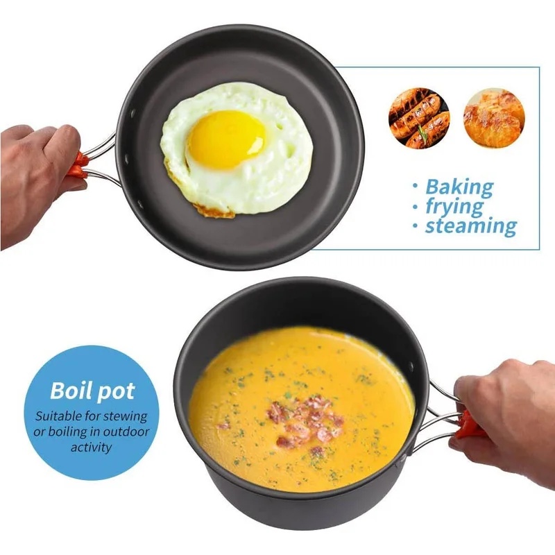 Zestaw do gotowania na kemping – Camping Cooking Gear Set recenzja i cena